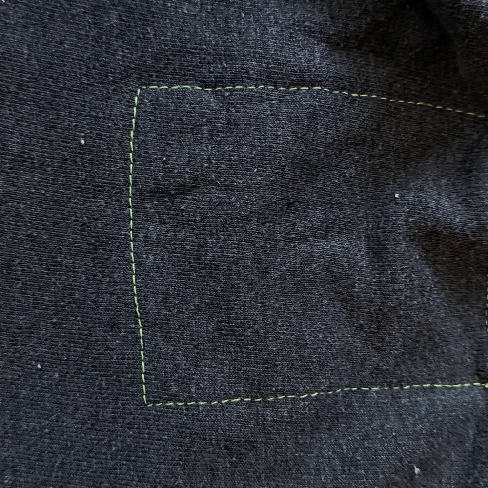 Aviator Nation CLASSIC STRIPE CROPPED CREW SWEATSHIRT RELAXED - FADED SMOKE - Picture 9 of 10